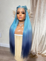 Icey Blue Sky Vibes 13x6 Frontal Unit